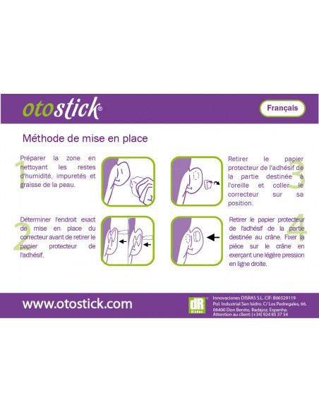 Correcteur d'oreille cosmétique Otostick - Pack de Maroc
